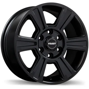 Fast Wheels – Tera – Black – 16″x7.5″ 45mm – All weather Wheels – F255-1675-96BT+45R841